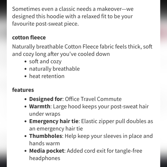 Lululemon Scuba *Classic Hoodie Sweatshirt - Picture 11 of 11